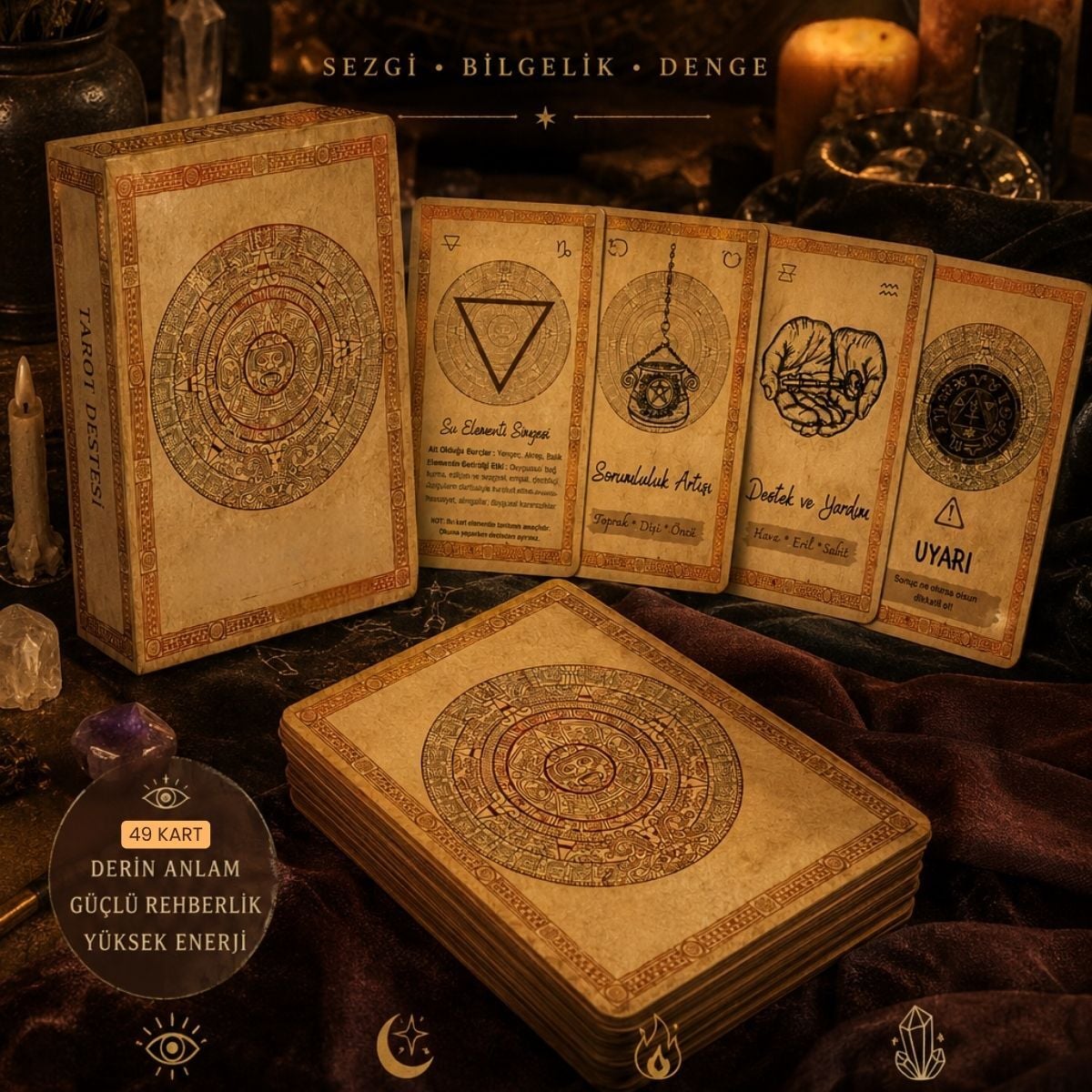 Adinkra Kehaneti Fal Kartları Tarot