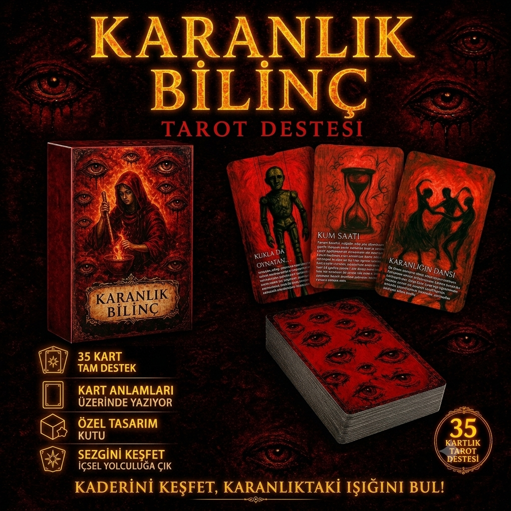 KARANLIK BİLİNÇ Destekleyici Tarot Destesi