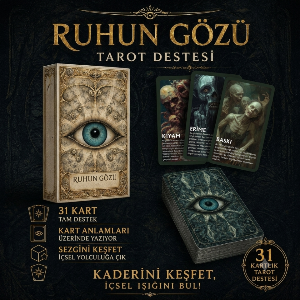 RUHUN GÖZÜ Destekleyici Tarot Kartları