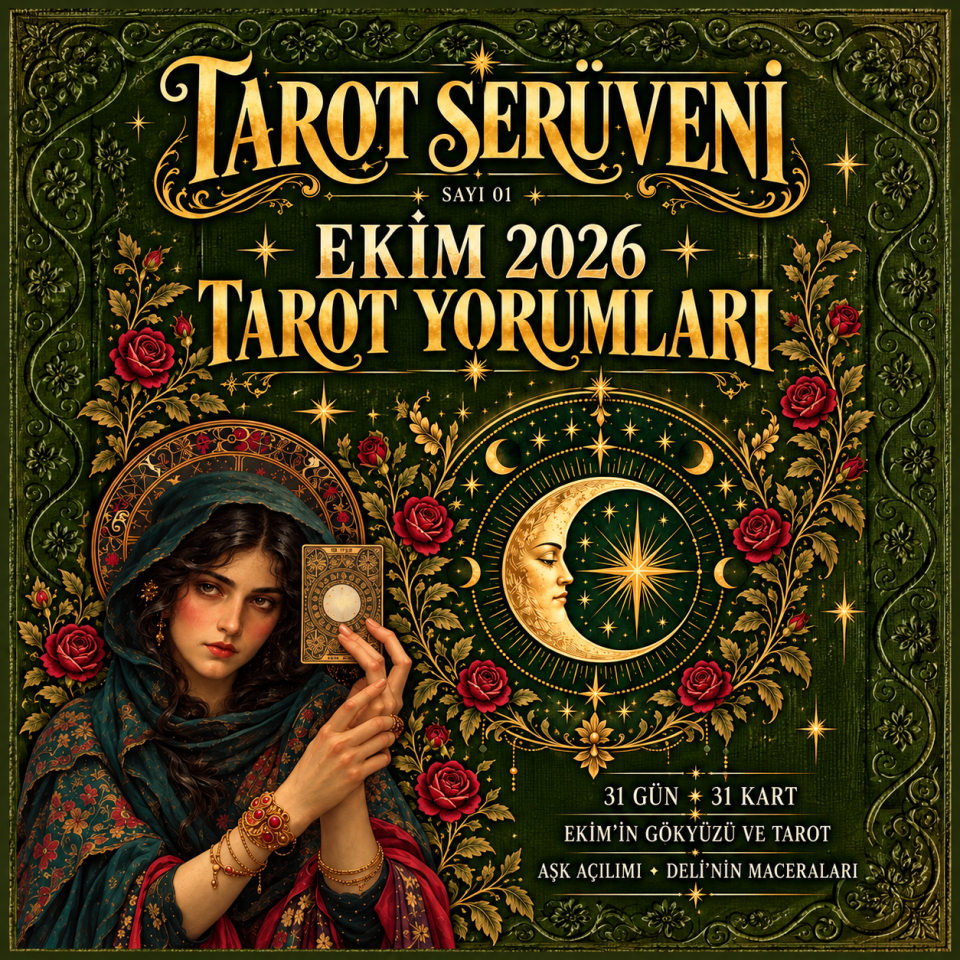 Ekim 2026 Sayı 1 Basılı Tarot Dergisi 31 Günlük Kart Yorumu